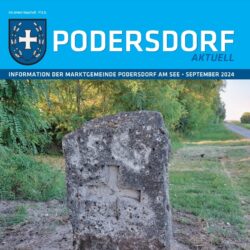 Titelblatt Gemeindezeitung "Podersdorf aktuell" September 2024